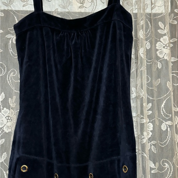 Juicy couture, blue velvet velour jumpsuit size small brand, new like condition - Picture 3 of 5